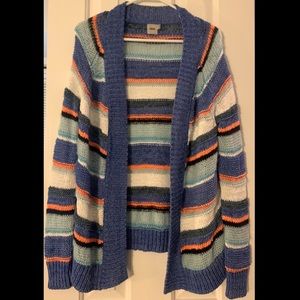 ASOS Edge To Edge Striped Cardigan